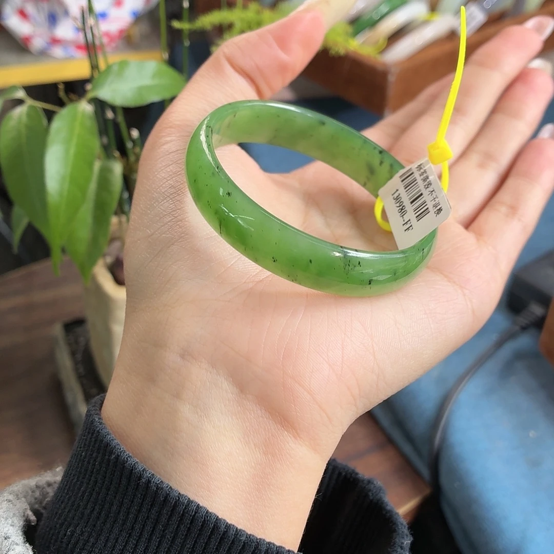 和田玉未镶嵌手镯53/54 可戴