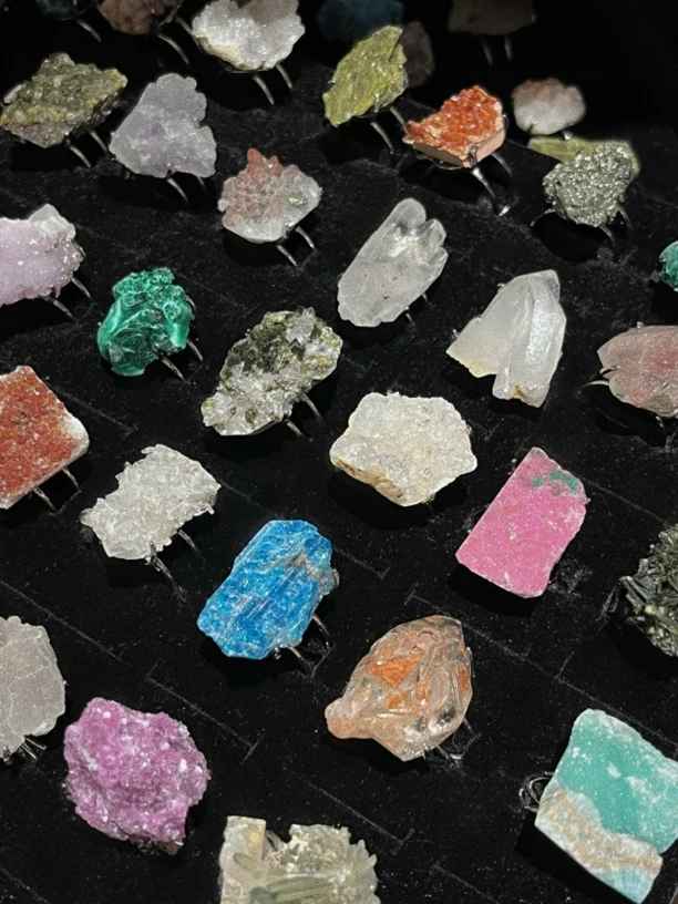 铜合金戒指 杺境·复古彩色铜合金戒指饰品首饰指环直播间一物一拍