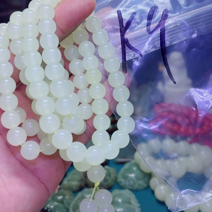 蛇纹石玉未镶嵌项链…****…