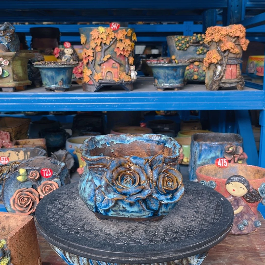 22 号陶然花器手工花盆