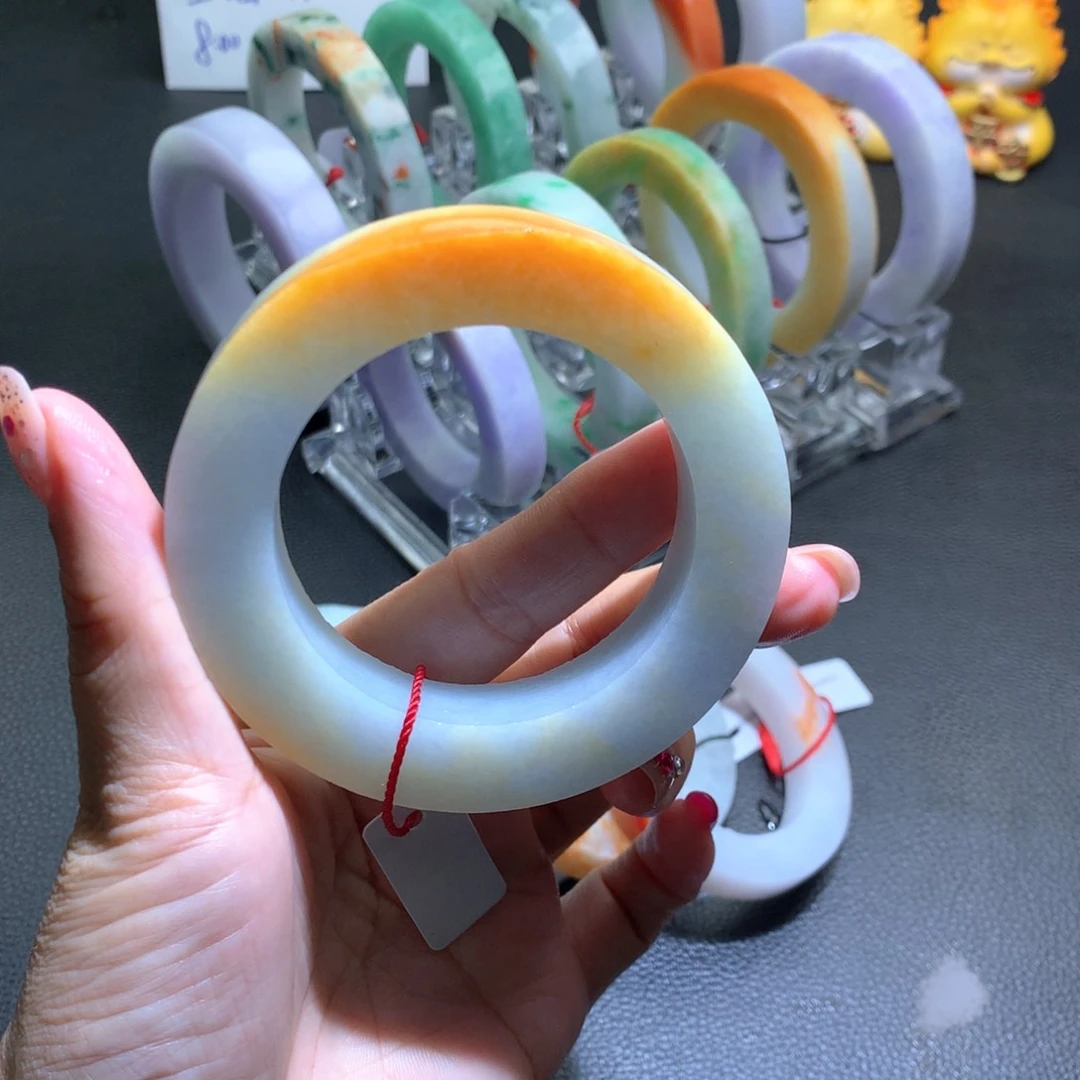 未镶嵌黄翡定制翡翠65