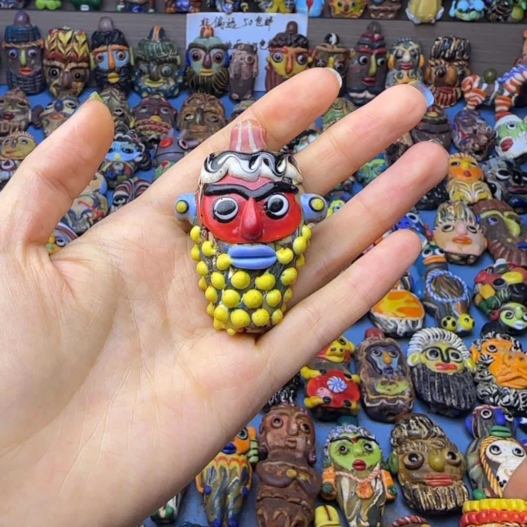 琉璃非金属点点胡子娃