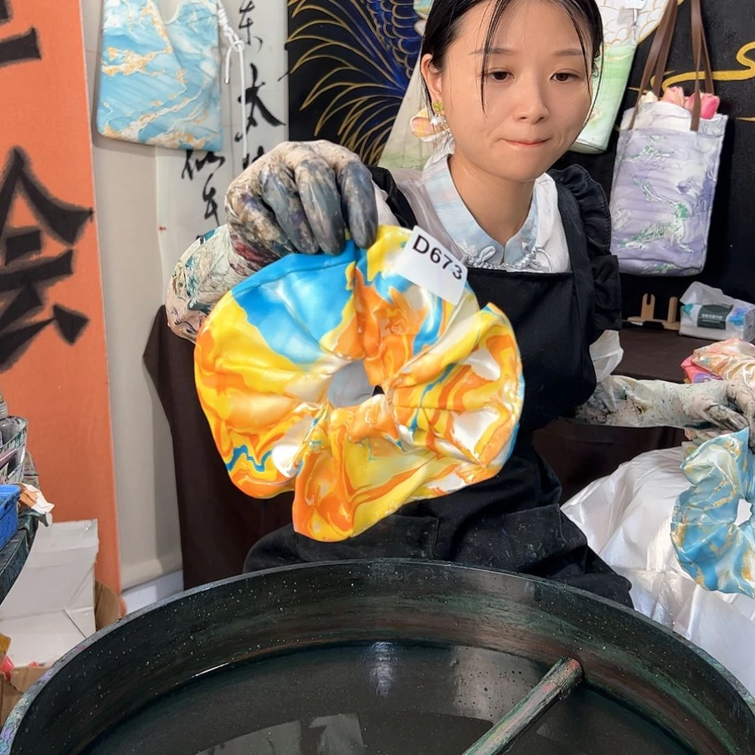 673橘子海圆饼发圈手作