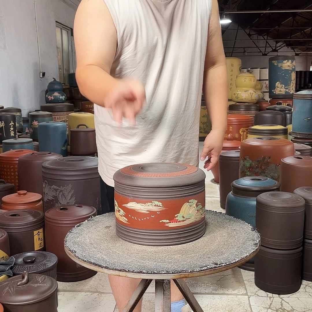紫砂茶叶罐茶叶罐