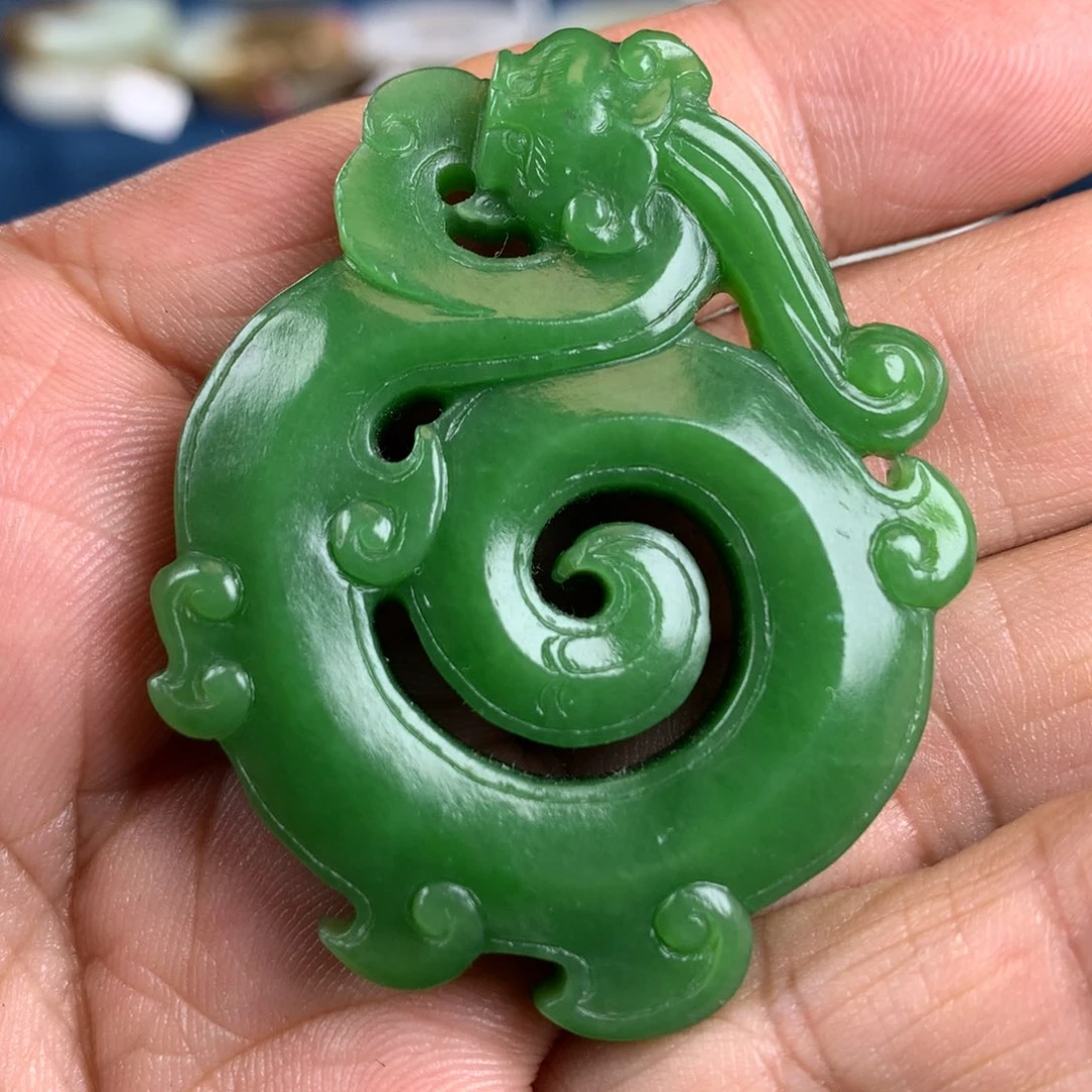 和田玉（碧玉）未镶嵌颈饰