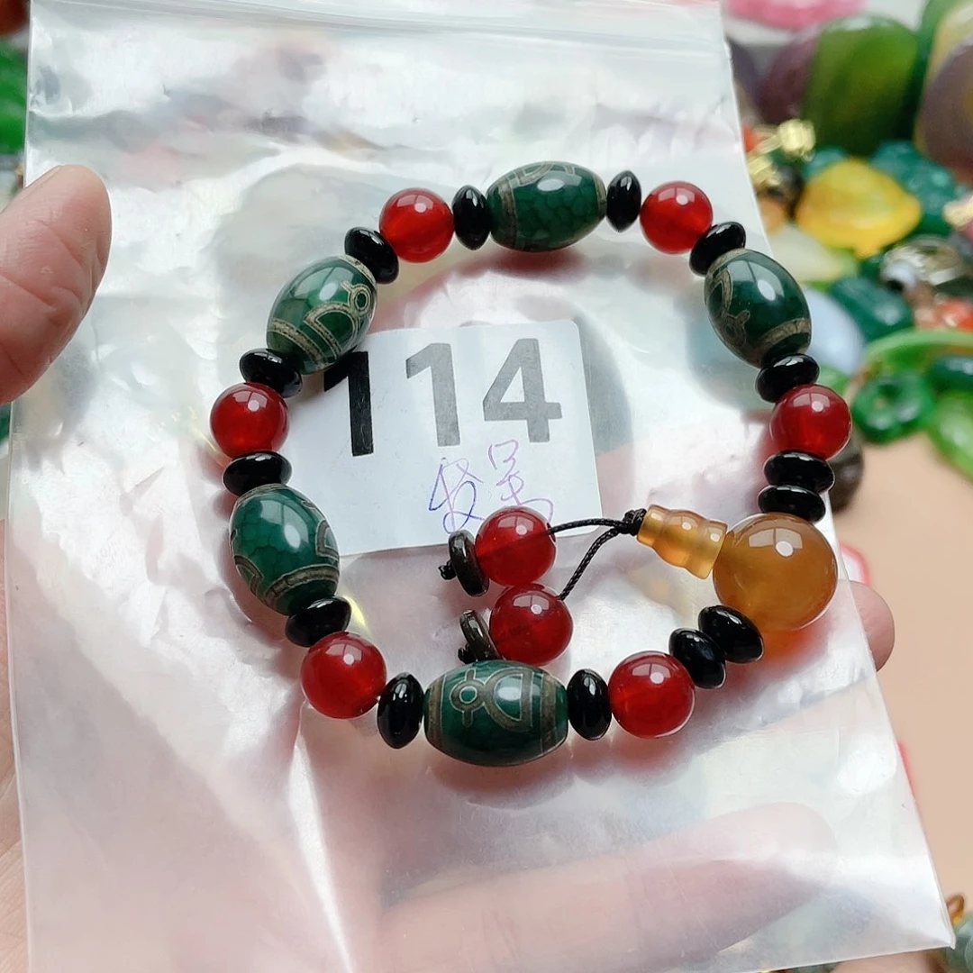 合金颈饰玛瑙/玉髓双***