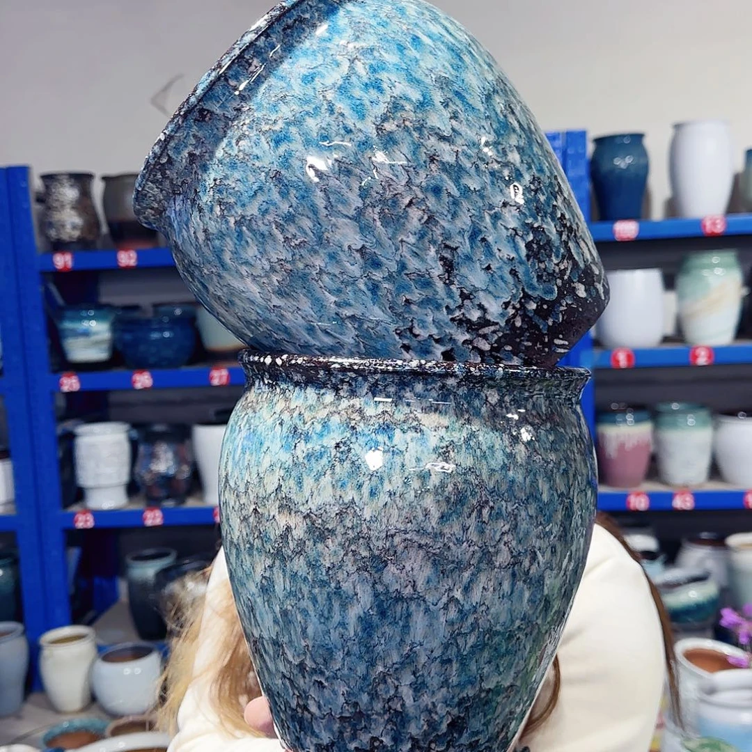 花盆紫砂高21口19