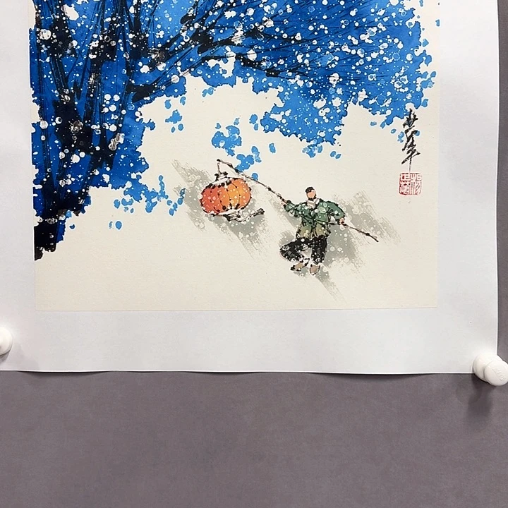 国画亲笔手绘放心去藏