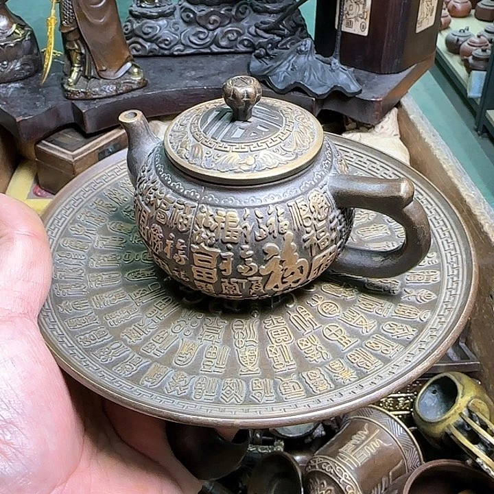 铜器办公室茶室摆件