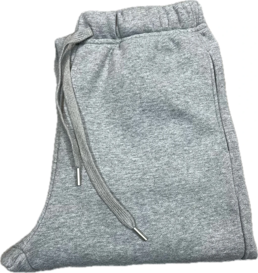 男士灰色加绒厚款运动裤休闲卫裤