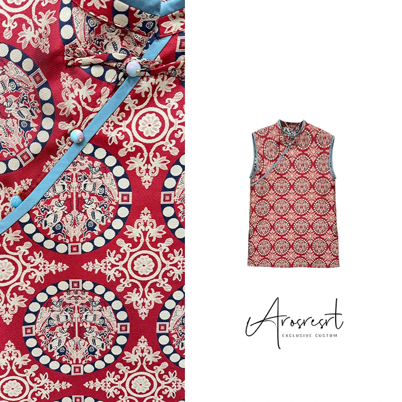 【鸿运当头】春夏国潮新中式国风圆领复古上衣