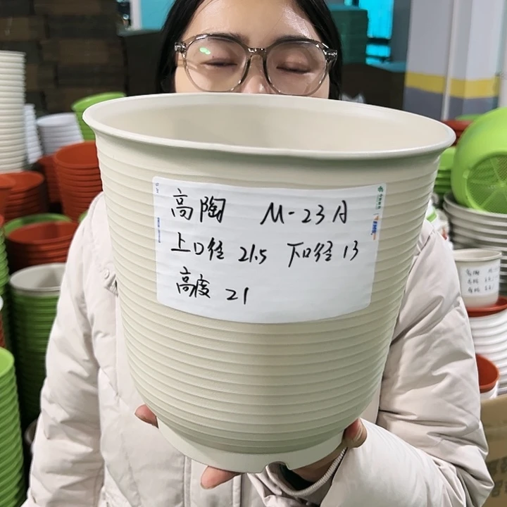 正品高陶口21高21米色无托6个
