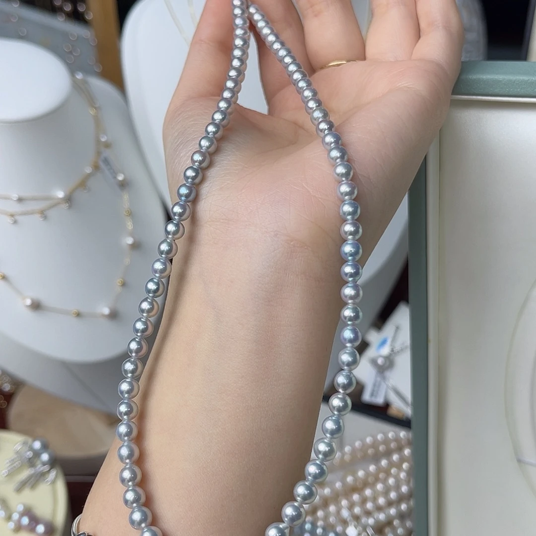 颈饰海水珍珠银S925镶嵌无调色