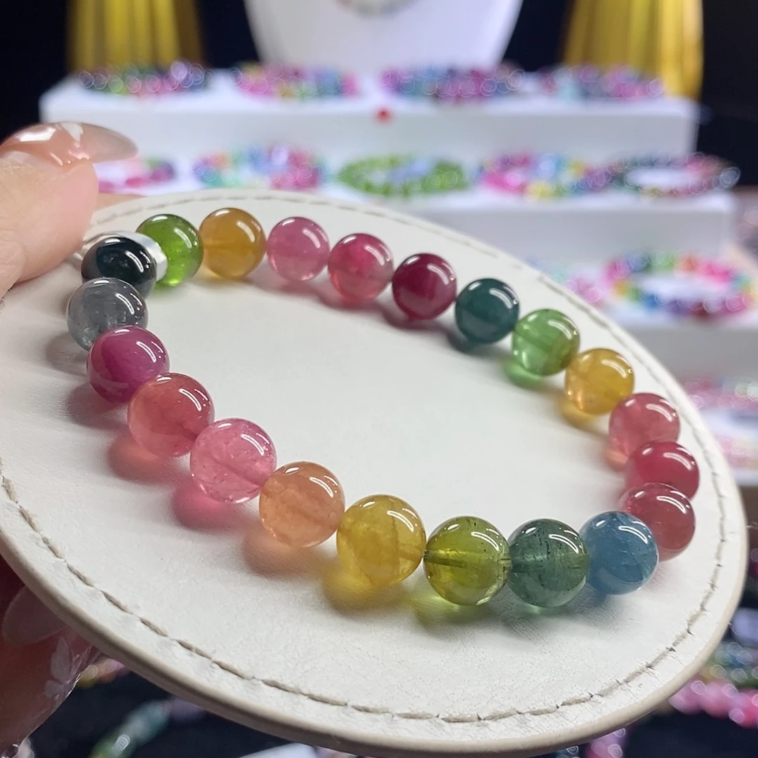 未镶嵌手链碧玺糖果