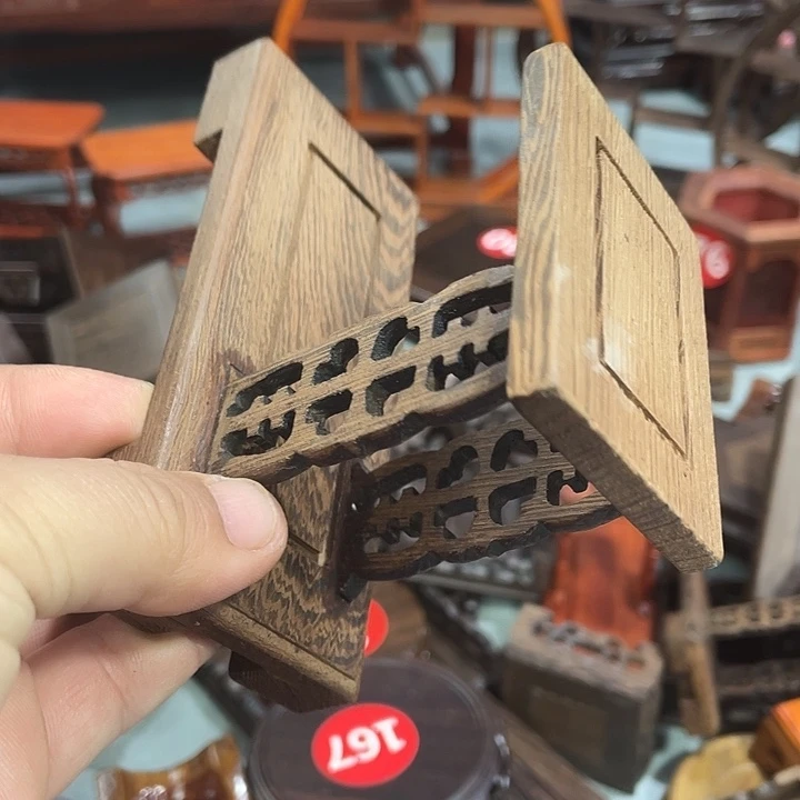 香榧木红木底座工艺品