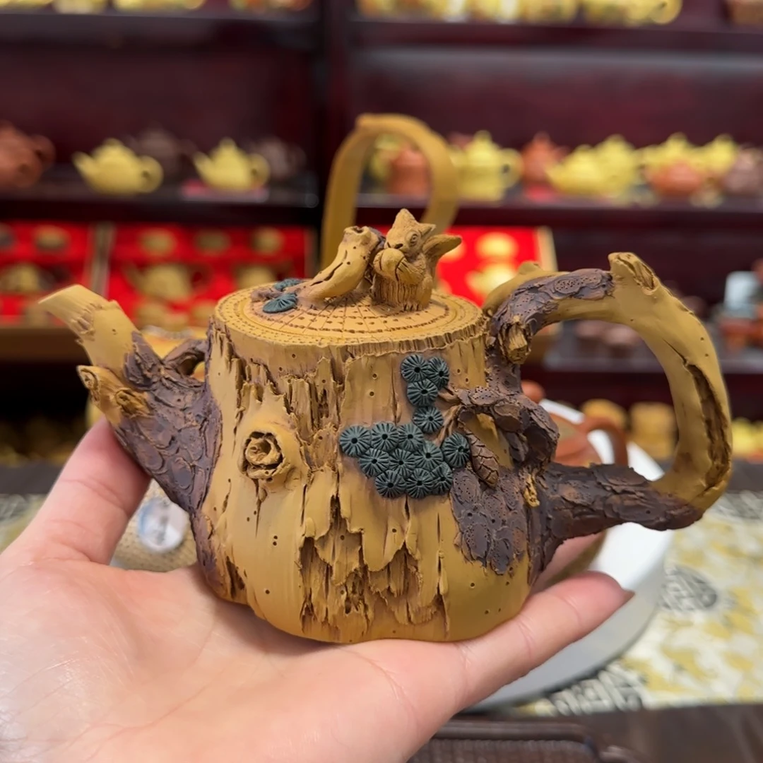 【闪购商品】紫砂茶壶松庄壶绿泥