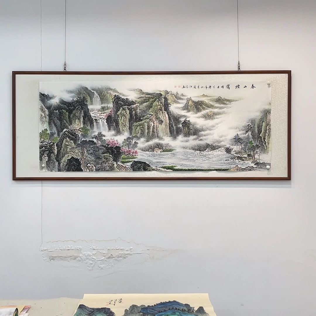 国画凌行志老师手绘国画精品