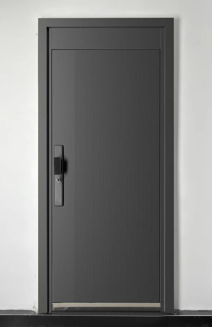 智能轻奢甲级防盗门家用入户门加厚单门子母门