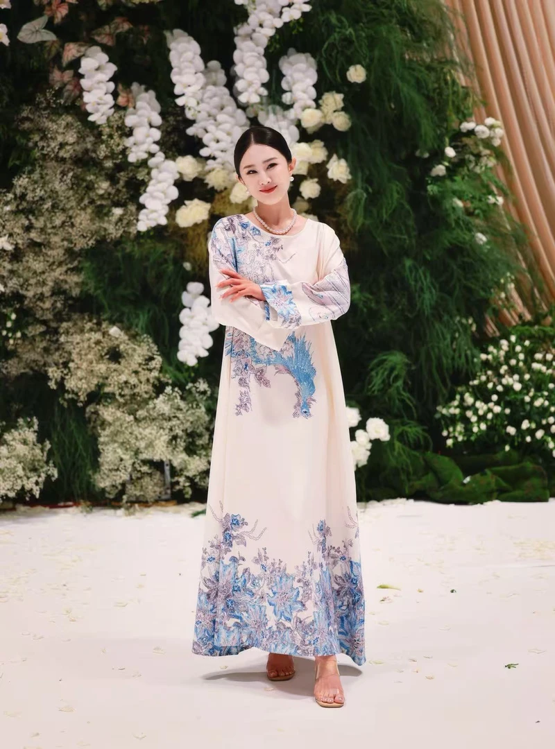 如梦霓裳复古连衣裙SJ2506061