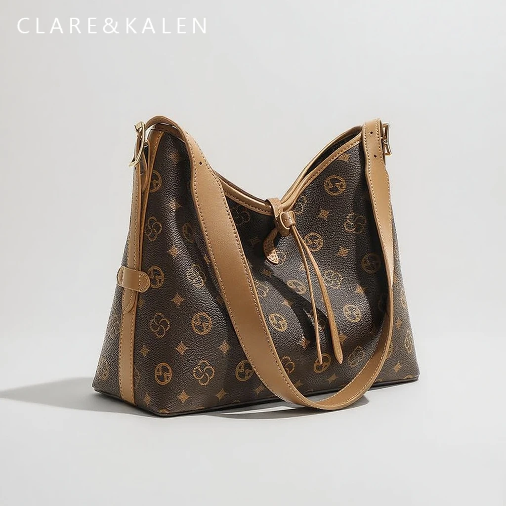 ClareKalen新款百搭包包女大容量托特包腋下单肩包圣诞礼物送老婆