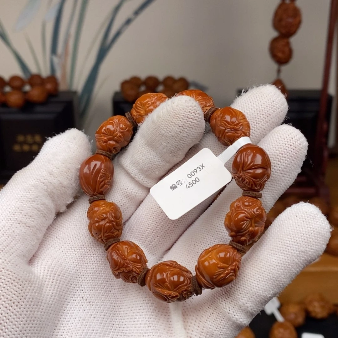手串橄榄核一青老师财迷