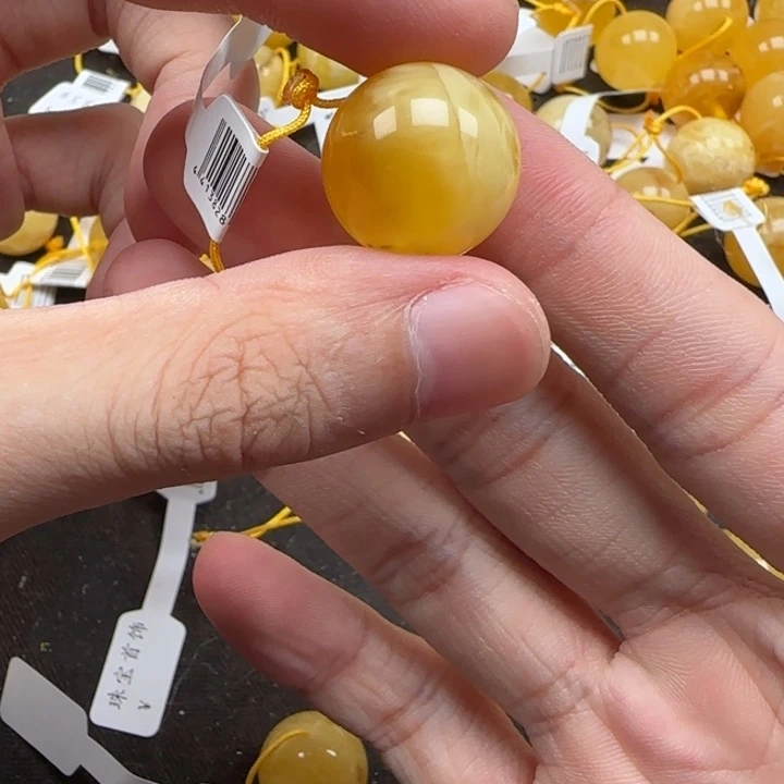 蜜蜡未镶嵌珠宝奇石天然23