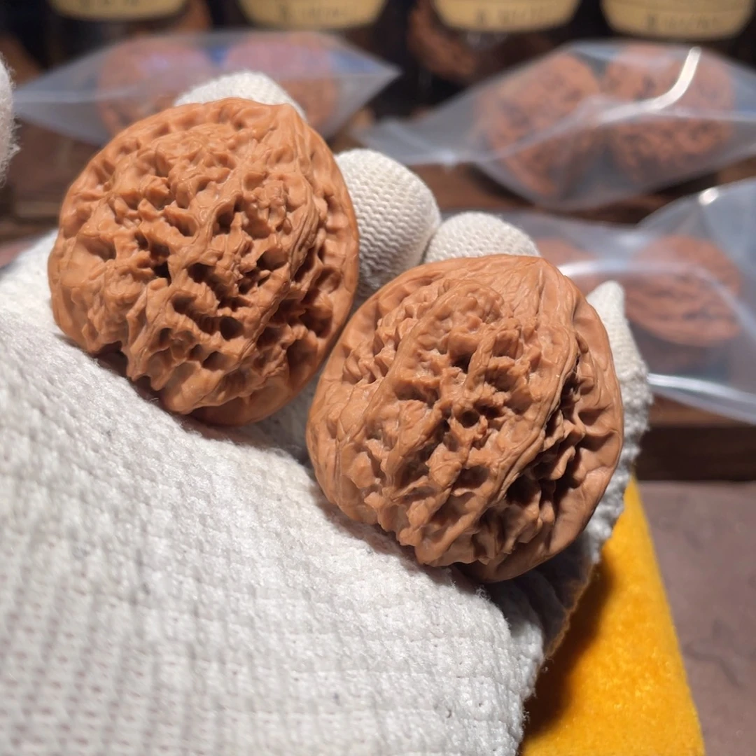 文玩核桃把件42野牛