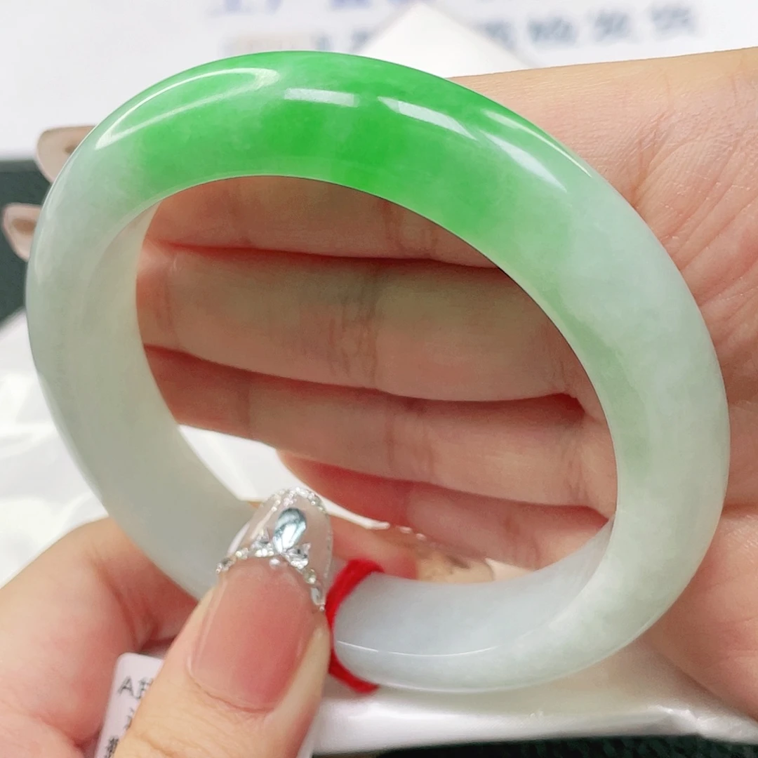 未镶嵌手镯翡翠圈口5758
