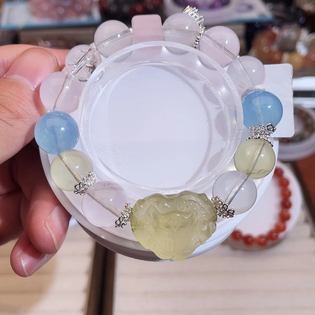 未镶嵌水晶手链狐牌多宝13m