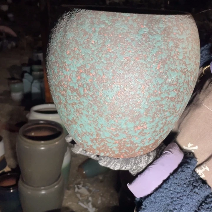 紫砂花盆口20高24正品正品