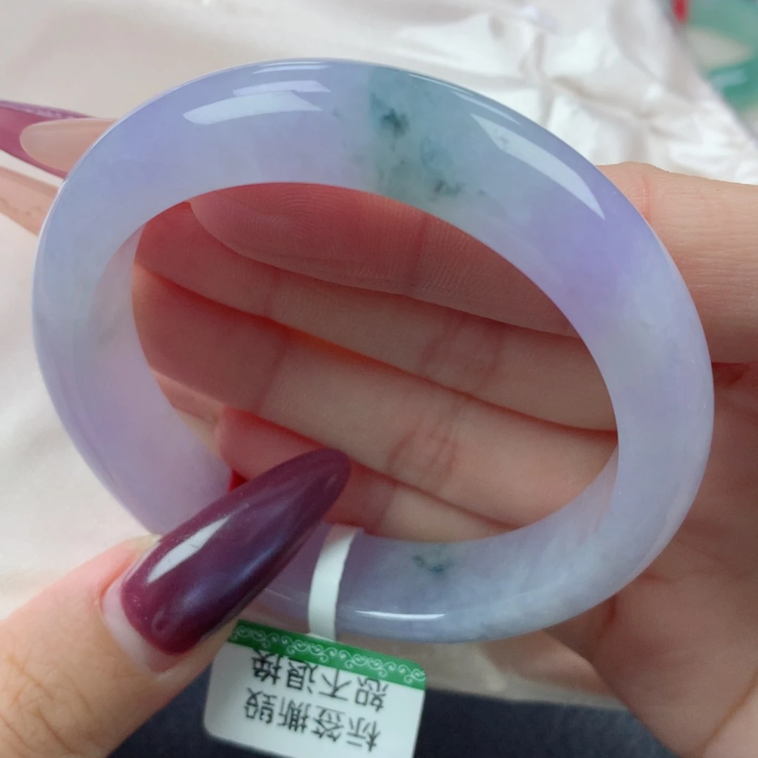 未镶嵌手镯翡翠缅甸天然翡翠A货53.7