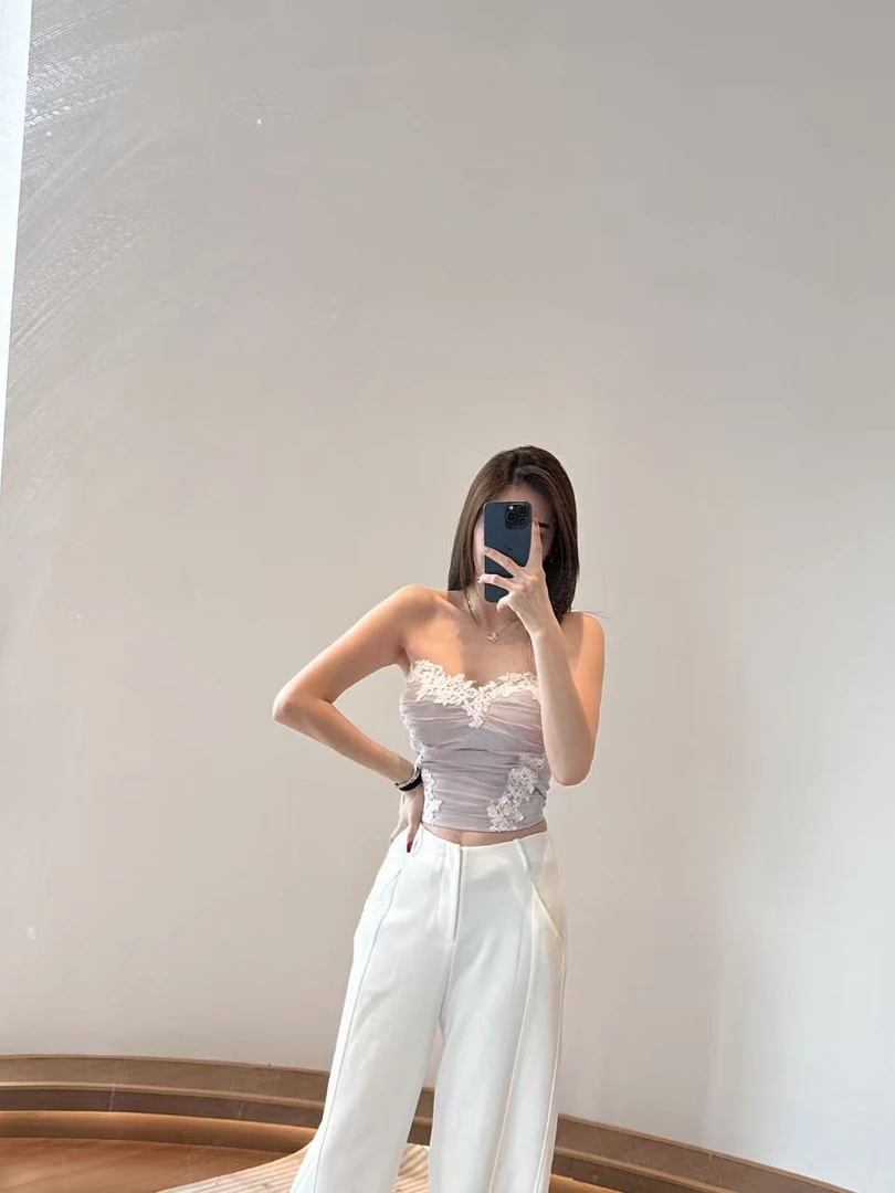 ZX推荐【潇洒白牛】显瘦白色牛仔裤长裤直筒弯刀裤