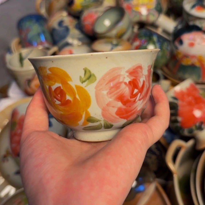 瓷片景德镇陶瓷手工手绘