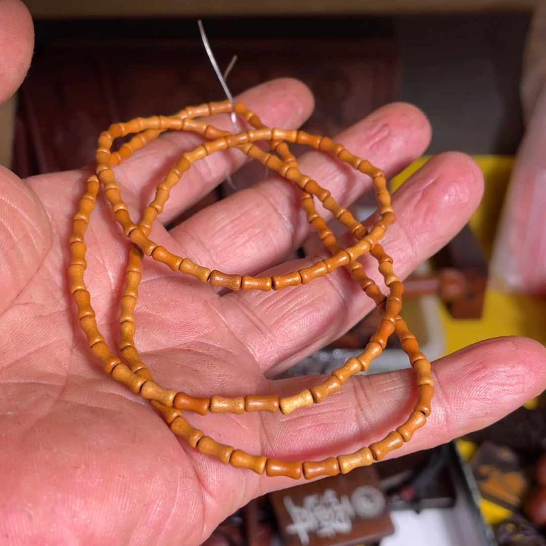 枣木雷击枣木雕刻竹节串