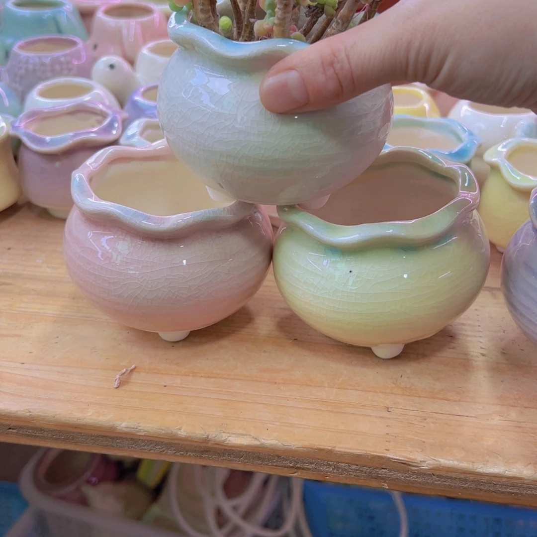 陶瓷花盆当场凑满12包邮