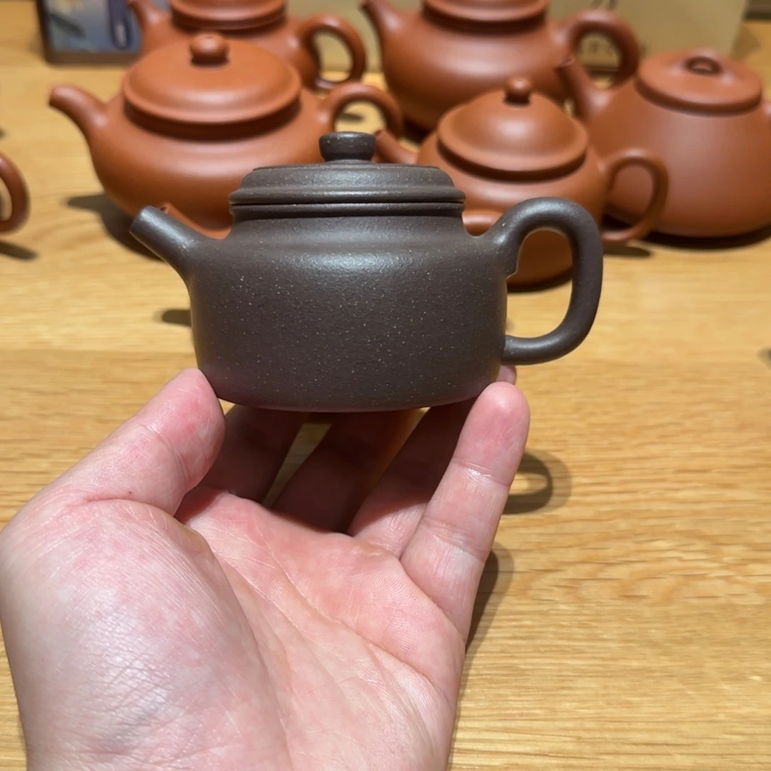 紫砂茶壶天青德钟