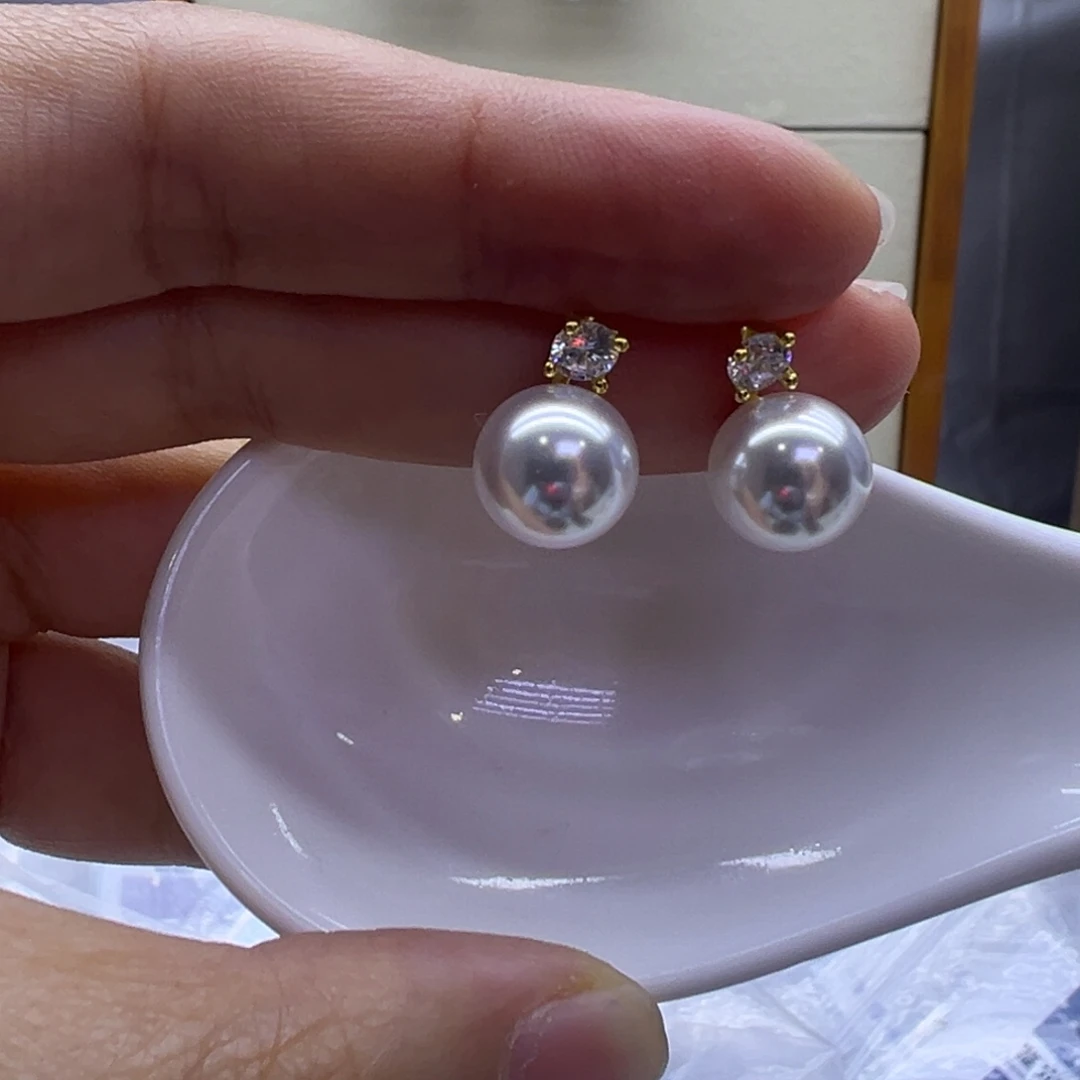耳饰未镶嵌淡水珍珠