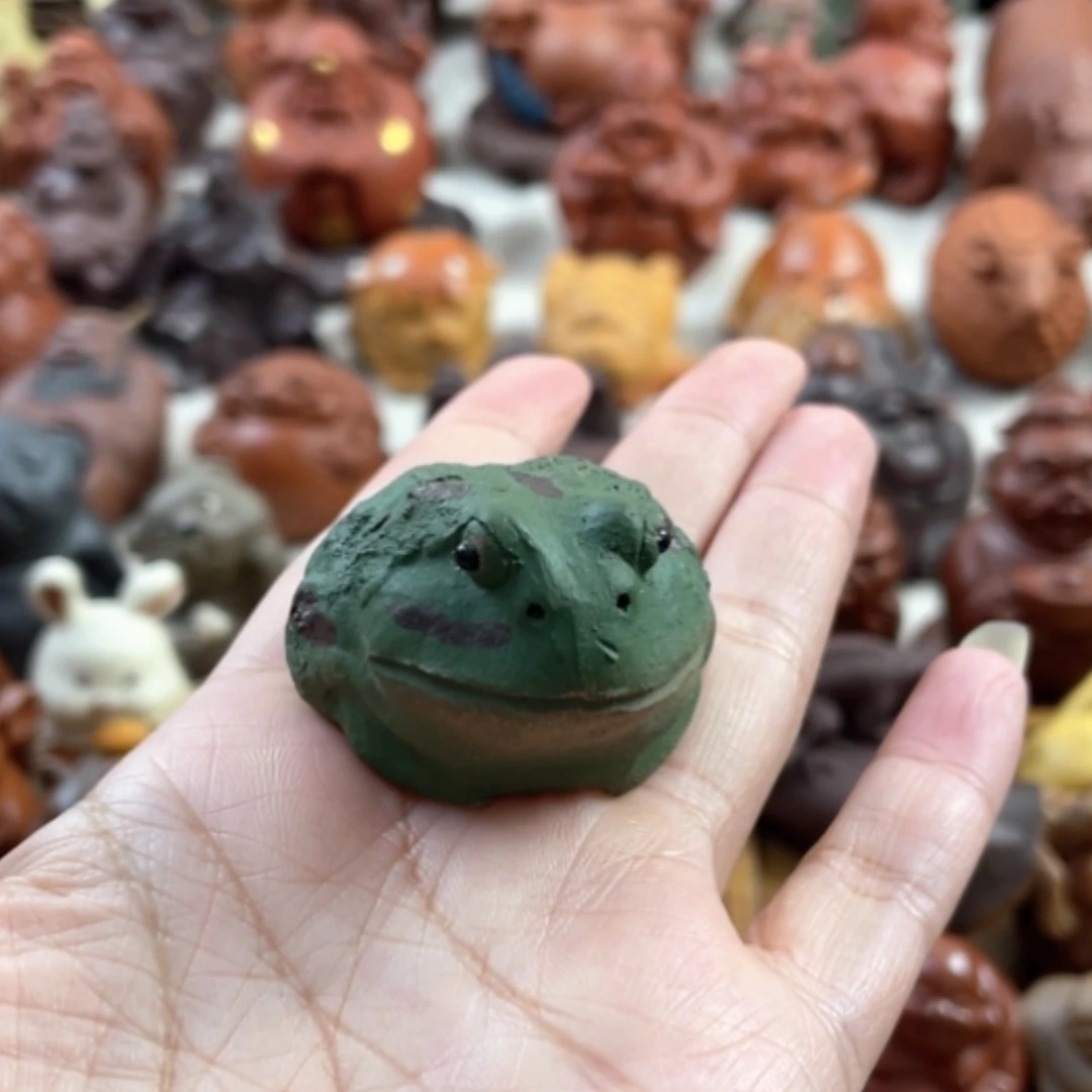 【闪购商品】紫砂茶宠紫砂角蛙