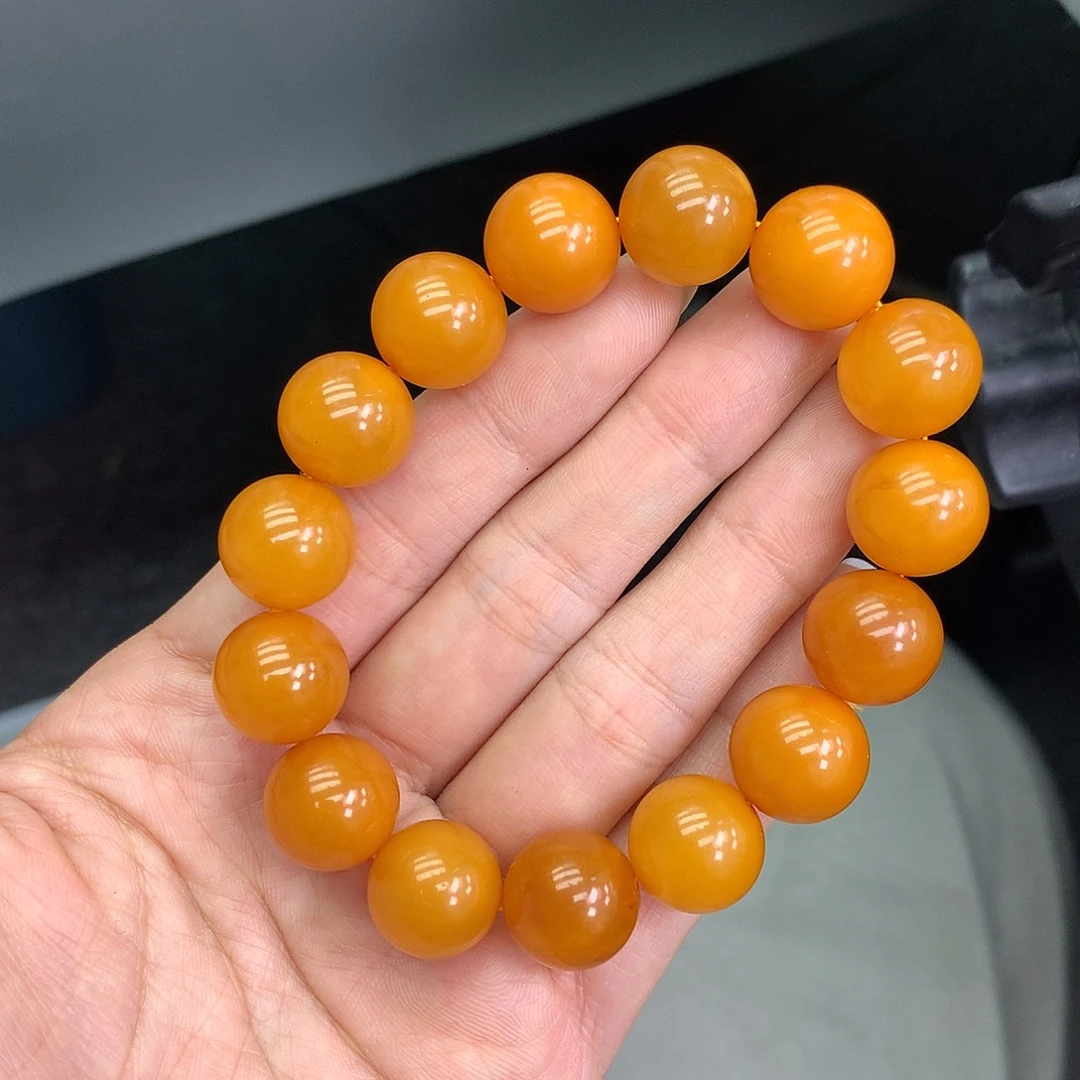 琥珀未镶嵌珠宝奇石13mm➕