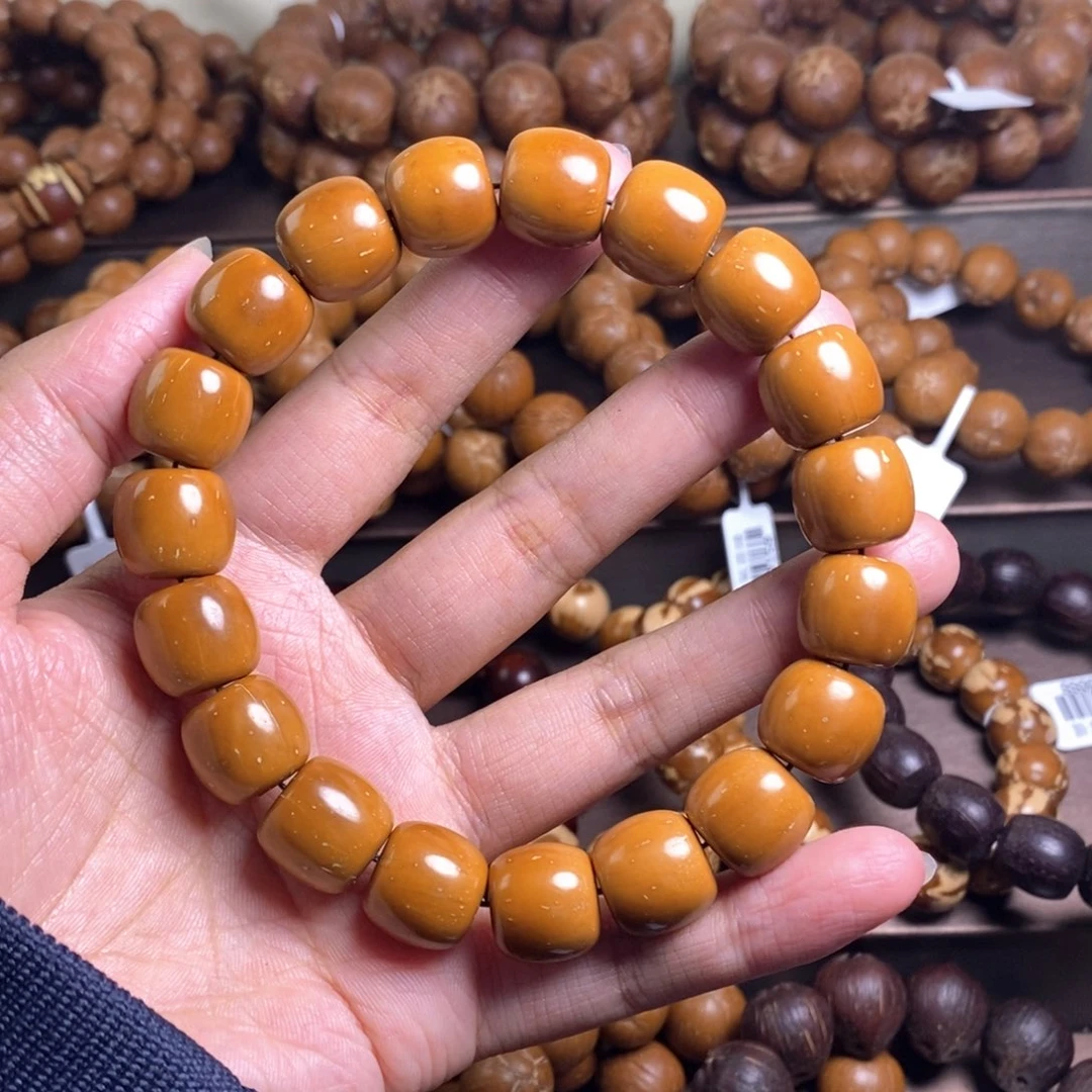 咖***糖手串紫金鼠14黄金甲老型桶珠