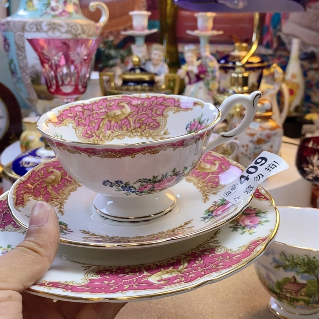 骨瓷卡尔波特瓷器欧瓷咖啡杯水晶杯