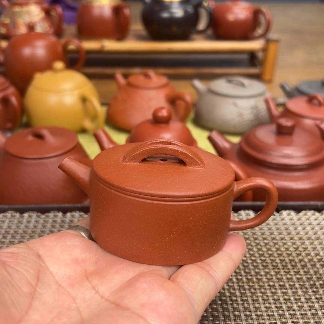 茶壶紫砂完美品60 CC红降坡