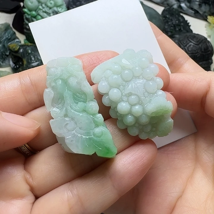 定制翡翠未镶嵌毛货