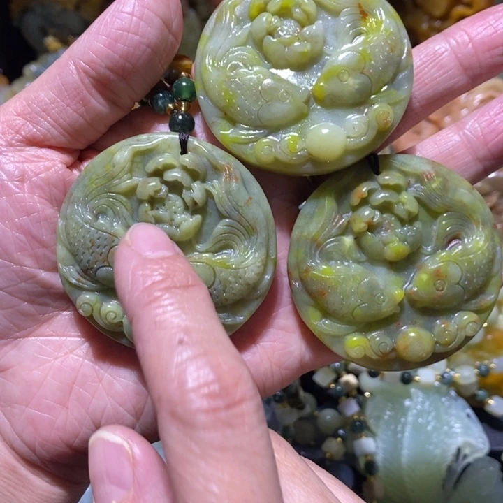 岫玉岫玉吊坠未镶嵌