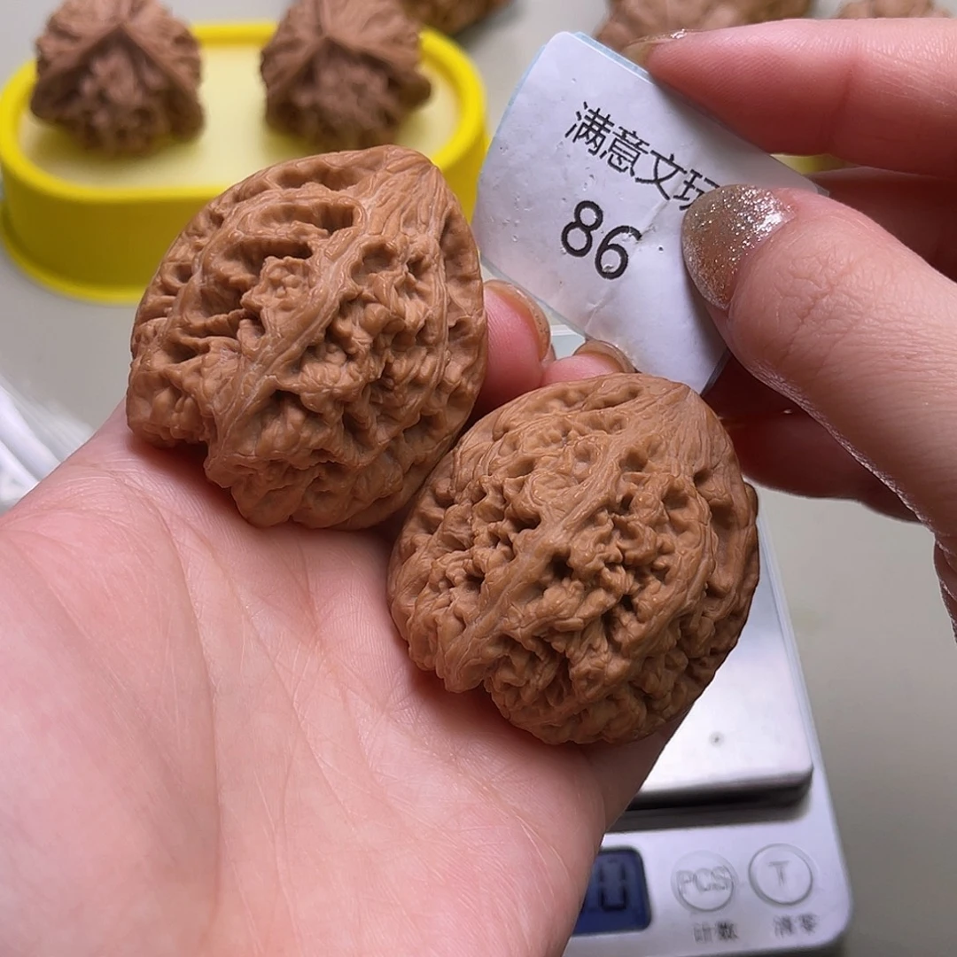 文玩核桃把件粗筋41.86