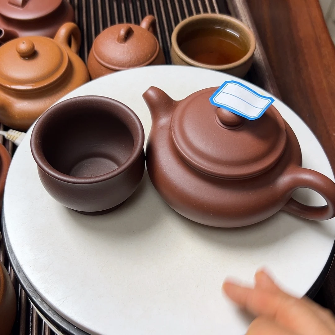 紫泥茶壶紫砂壶等传统