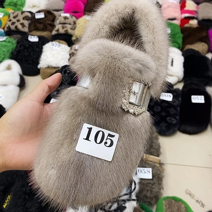 套趾灰色水貂特价36码