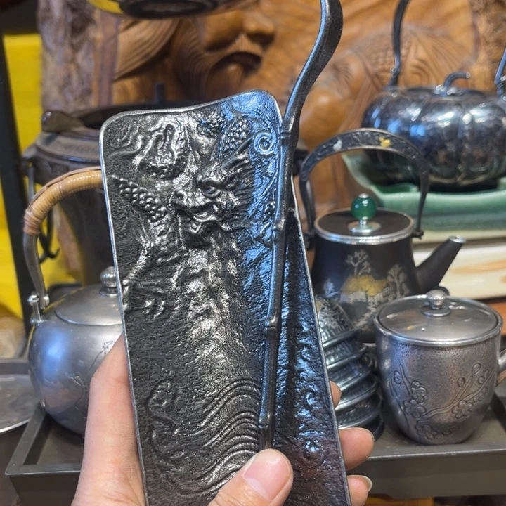 蜜安罐瓷香炉锡茶则