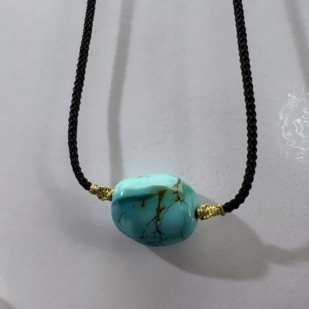 绿松石未镶嵌挂件