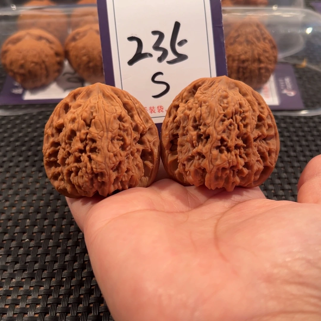 把件文玩核桃235号高炮南疆石47全品